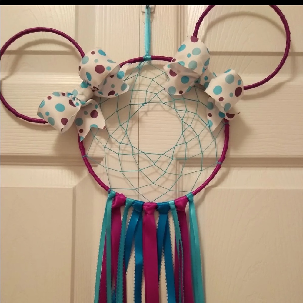 Handmade mouse dream catcher